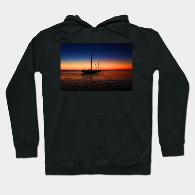 Sailboat Sunset Hoodie by tgass